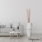 Uniquewise Tall Cylinder Bamboo Floor Vase Decorative Accent for Hotel Lobbies and Spa, Perfect Decor for Living Room or Hallway
